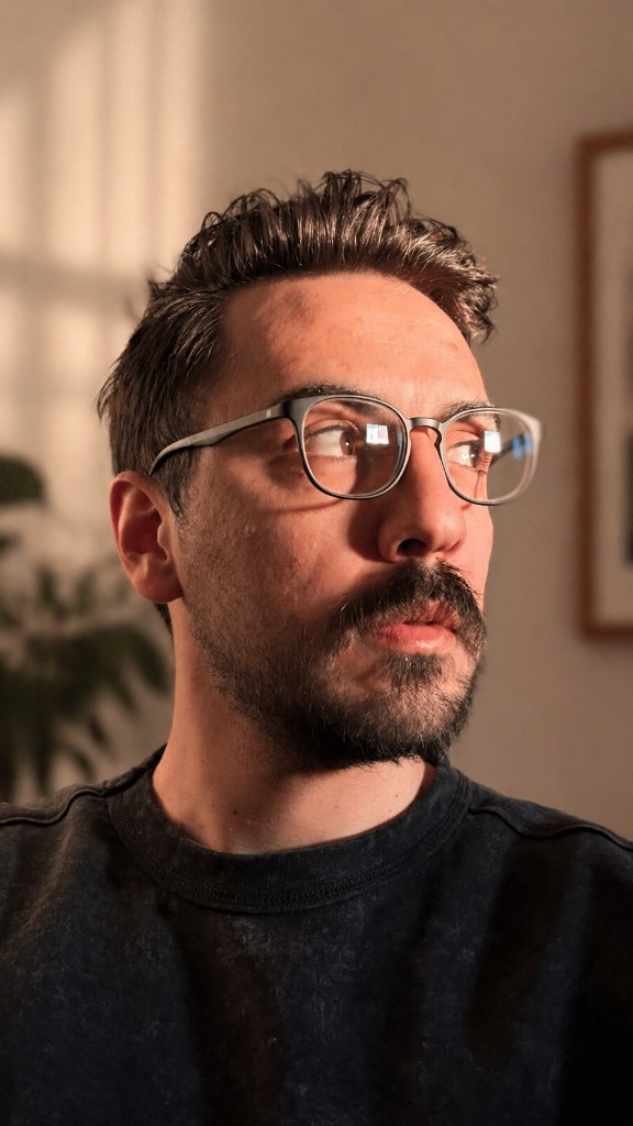 Portrait of Çağatay Güçlü, known online as Defektu