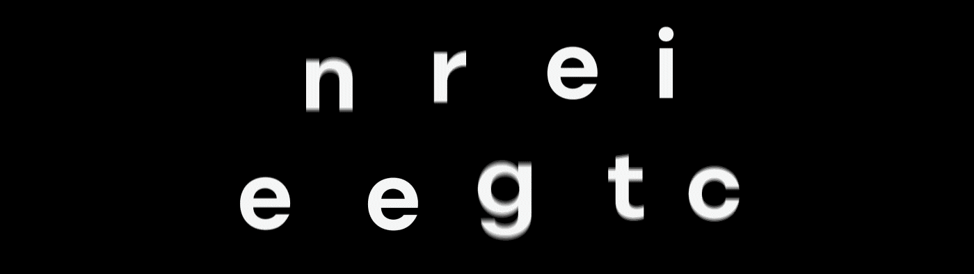 A gif with word 'energetic' moving energically