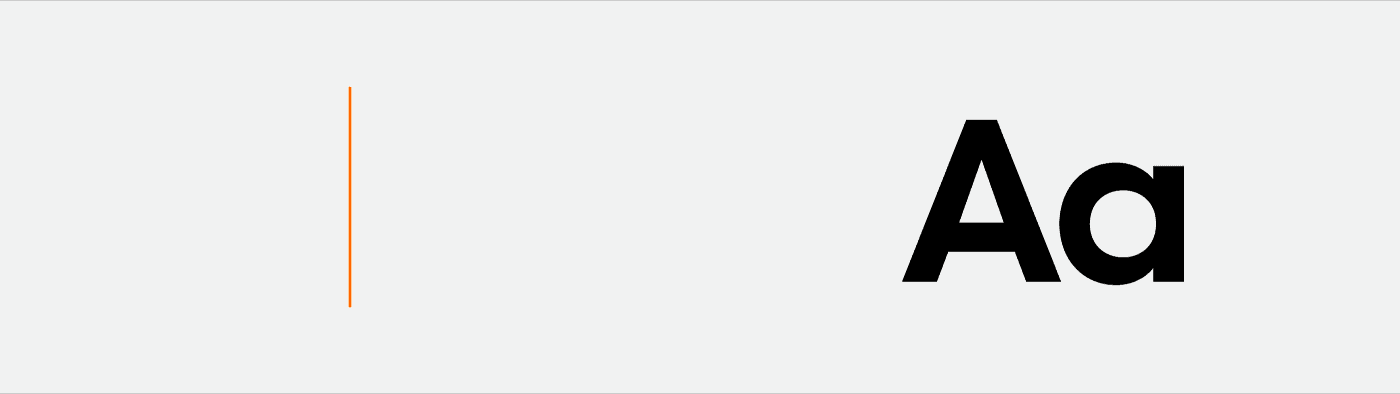 A gif showing numbers and letter 'A' from typeface
