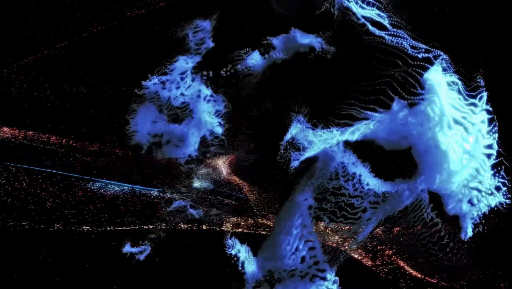 From installation from Benküre Planet with screens in Zülfaris building