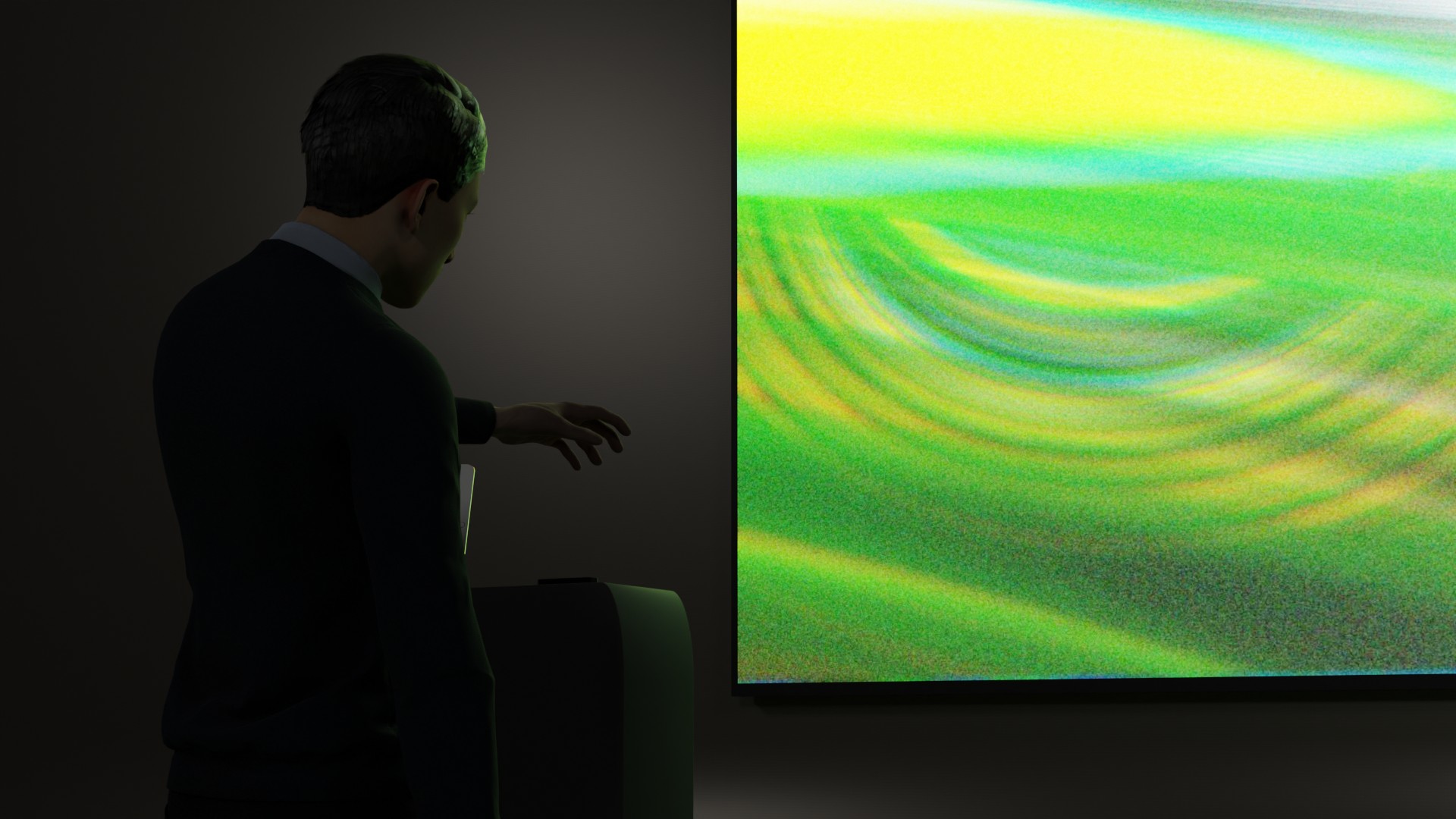 Concept render of 'Sound of Light' installation from Beyond the Light