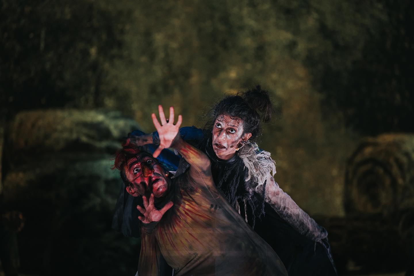 Photo of Nihal Yalçın and Onur Berk Arslanoğlu from play named Çirkin theatre
